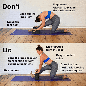 Ardha Hanumanasana
